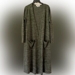 LuLaRoe Green Duster Size Medium